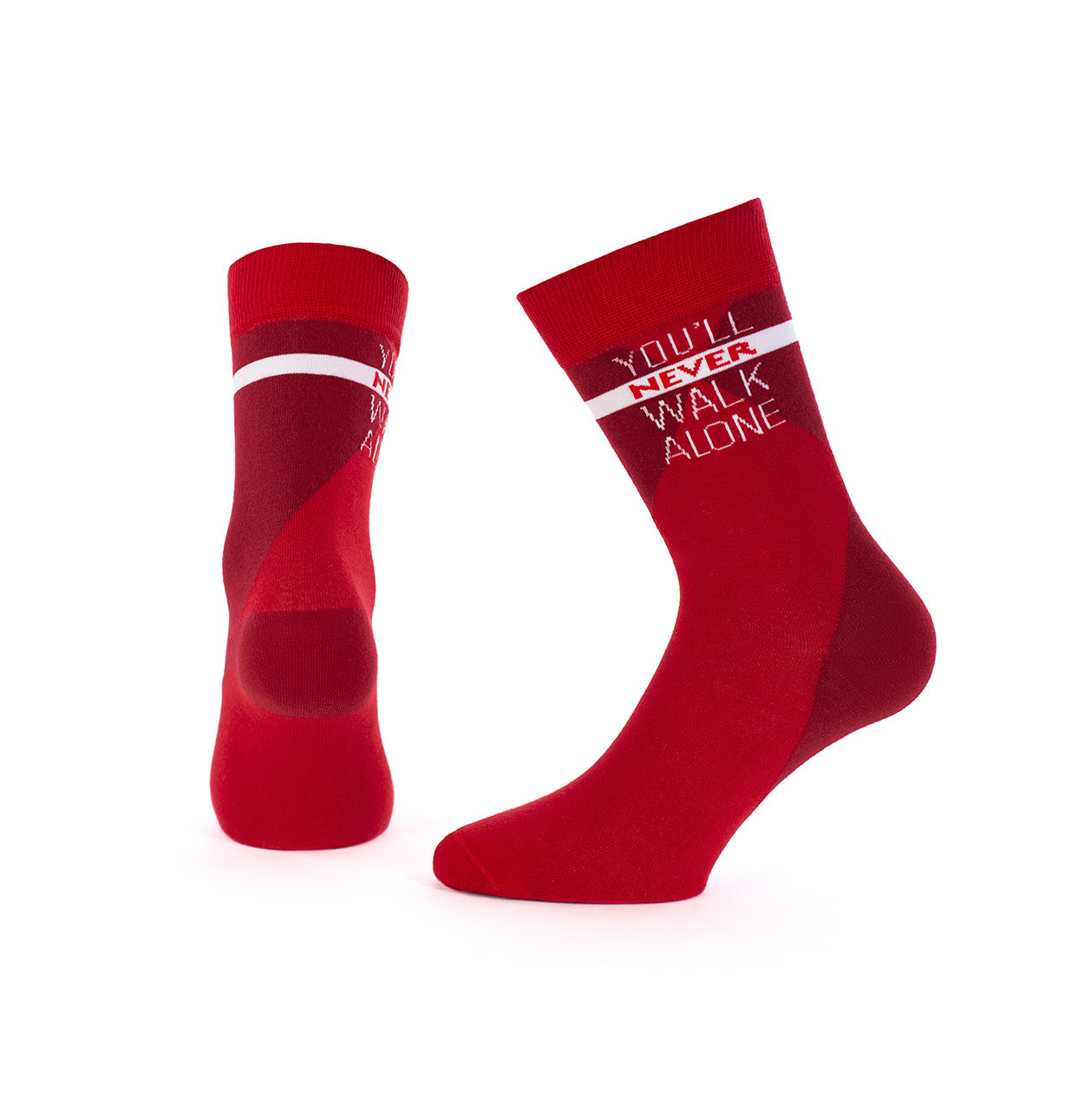 You'll Never Walk Alone Football Sock Digital Image Front and Back Casual
